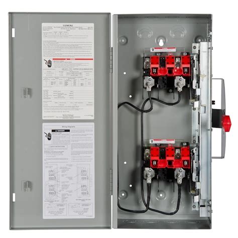 Siemens Type Vbii 60 Amp Single Phase 120v 240v Non Fusible Indoor