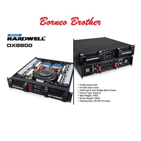 Jual Power Amplifier Channel Hardwell Dx Dx Dx Original