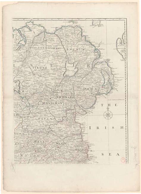 A Map Of The Kingdom Of Ireland Divided Into Provinces Counties And