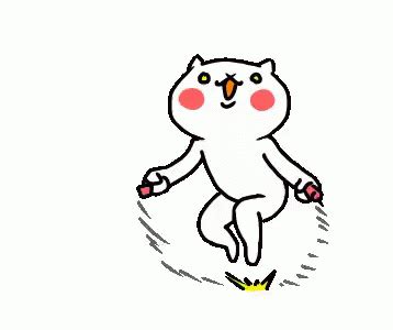 Cat Animated GIF - Cat Animated JumpRope - Discover & Share GIFs