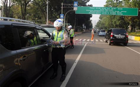 Ingat Ganjil Genap Berlaku Di Titik Ruas Jalan Ini Hingga Pukul