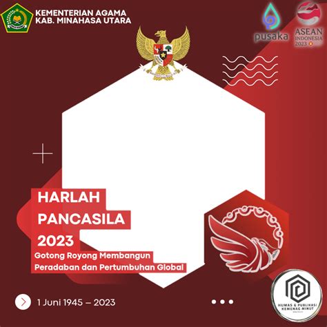 Harlah Pancasila Minut 2023 RajaFrame