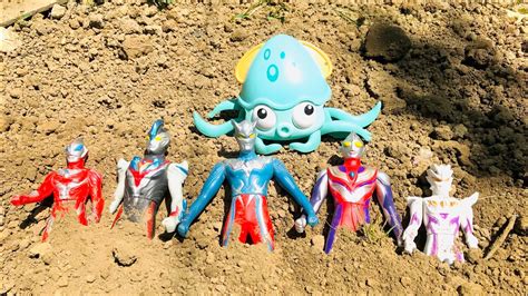 Ultraman Zero Kaleng Jatuh Ke Jurang Monster Gurita Ultraman Orb Sedih