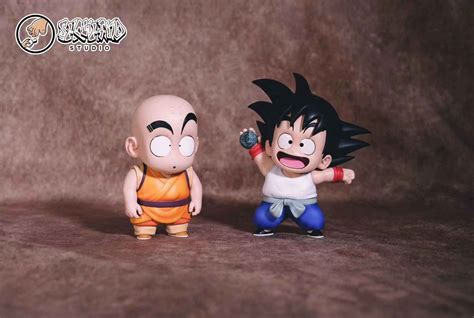 Showhand Studio Dragon Ball Kid Krillin And Kid Goku Mirai Collectibles