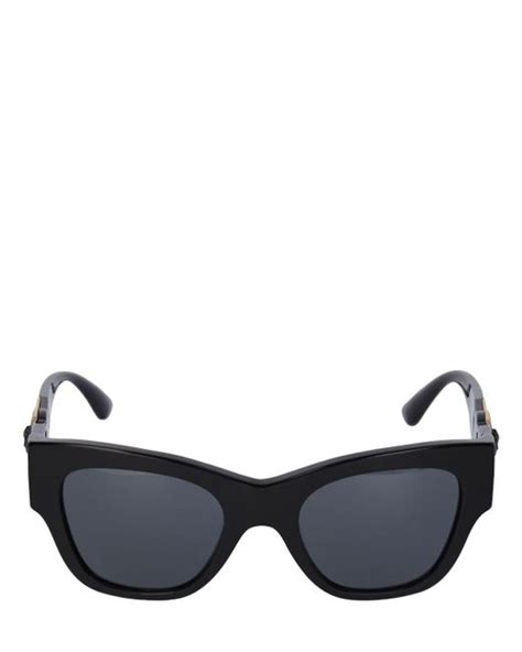 Versace Medusa Biggie Butterfly Sunglasses In Blackgrey Black Lyst Uk