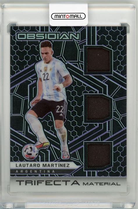 Mint Panini Obsidian Argentina Lautaro Martine