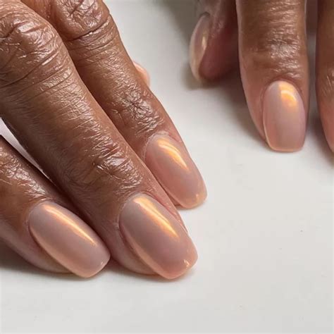 Nude Chrome Wedding Manicures Are The Latest Trend BridesBlush