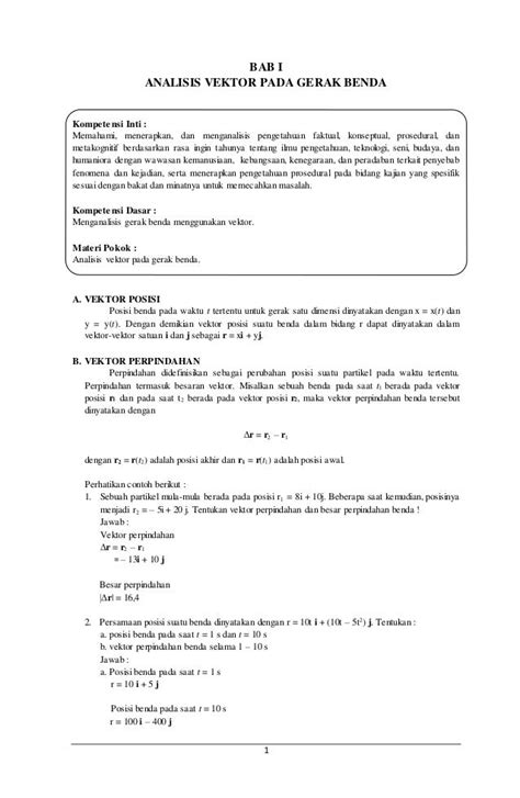 Contoh Soal Dan Pembahasan Fisika Kelas Xi Ipa Semester 2 Protectplm