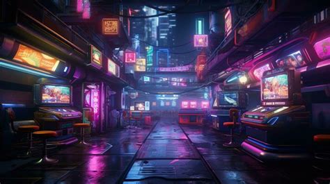 Neon Arcade Stock Photos, Images and Backgrounds for Free Download