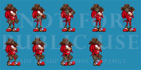 Custom Knuckles Sprite Sheet Wip By Sup2mgy On Deviantart