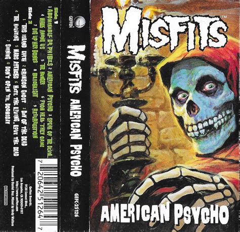 Misfits – American Psycho (1997, Dolby HX B NR, Clear Shell, Cassette ...