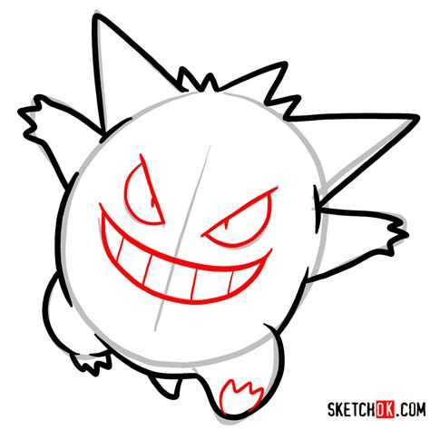 Learn How To Draw Gengar Step Into Shadows Pokemon