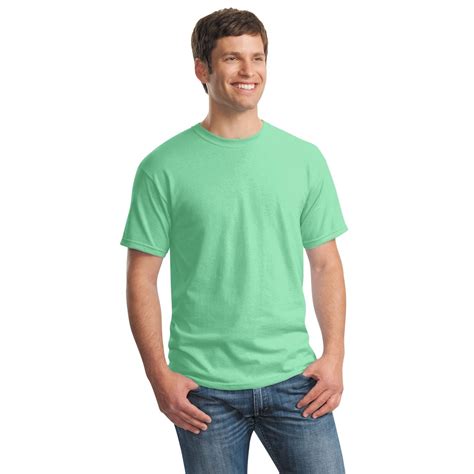 Gildan 5000 Heavy Cotton T Shirt Mint Green