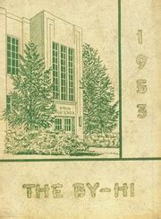 Byron Area High School - By Hi Yearbook (Byron, IL), Class of 1953, Cover