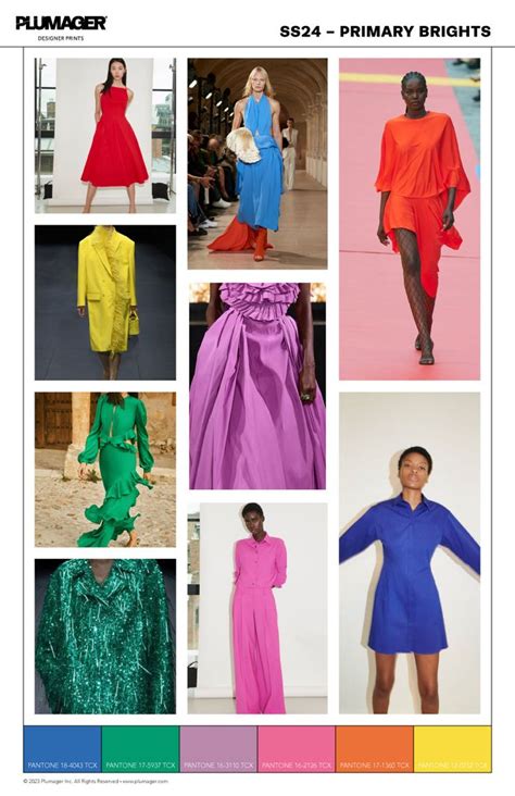 Color Trend Forecast Spring Summer Plumager Inc Spring