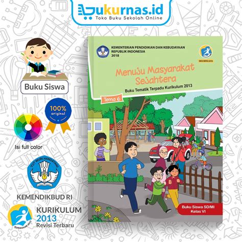 Jual Buku Tematik Sd Kelas Tema Menuju Masyarakat Sejahtera K