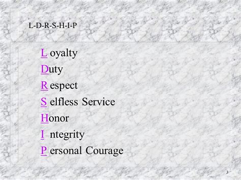 Introduction To Army Values Introduction Loyalty Duty Respect