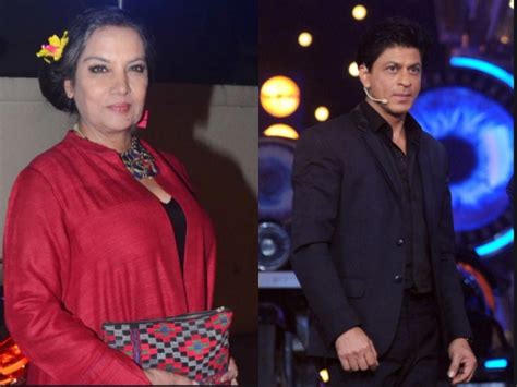 Throwback When Shabana Azmi Fired Trolls For Labelling Shah Rukh Khan