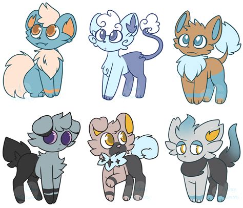 Shinx Pokefusion Adopts Closed By Dreamer Elphii On Deviantart