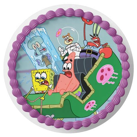 Op Atek Na Tort Cm Spongebob Napis Gratis