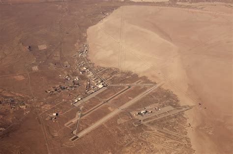 Edwards Air Force Base Viewed From Well Up In The Air Raviation