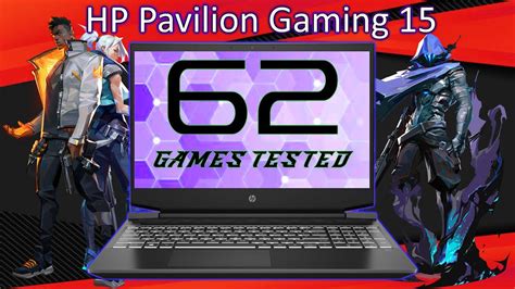 Hp Pavilion Gaming 15 Amd 2021 62 Games Tested 5600h Gtx 1650