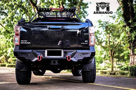 Isuzu Dmax 2022 Armando Rear Steel Combat Bumper Za