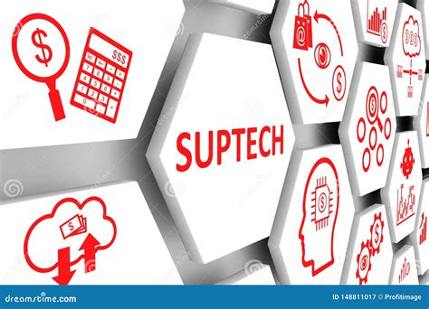 Suptech Concept Cell Background Stock Illustration Cartoondealer