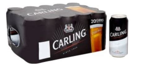 Carling Lager 20x440 Cans £10 Asda Hotukdeals