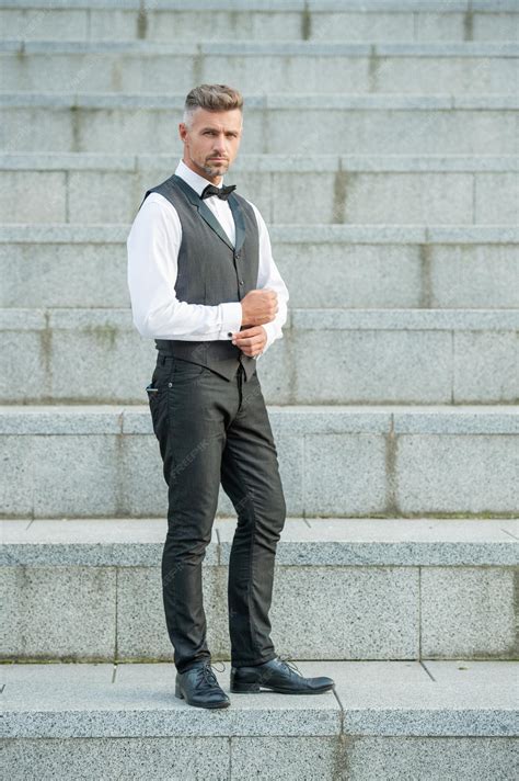 Hombre Maduro En Ropa Formal Moda Formal Para Hombre Elegante Hombre Vestido Con Traje Formal De