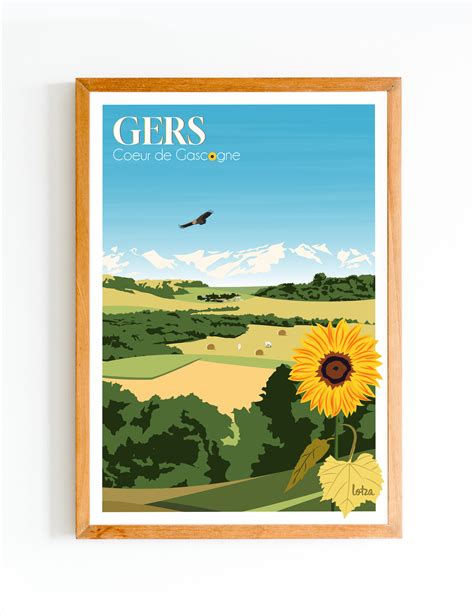 Poster Gers Lotza Travel Posters