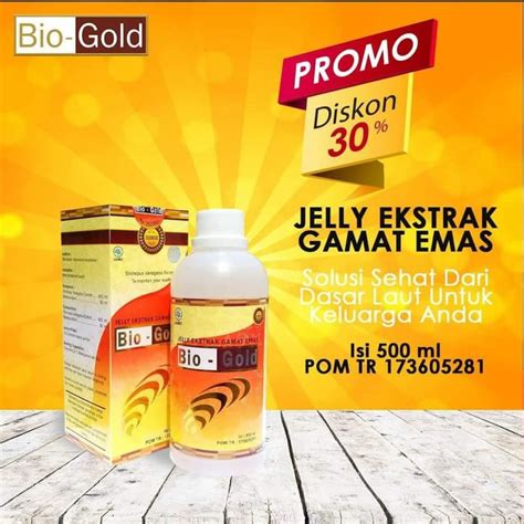 Jual Jelly Gamat Bio Gold G 500 Ml 500ml Sea Cucumber Asli Original