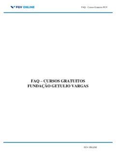 Faq Cursos Gratuitos Funda O Getulio Vargas Faq Cursos Gratuitos