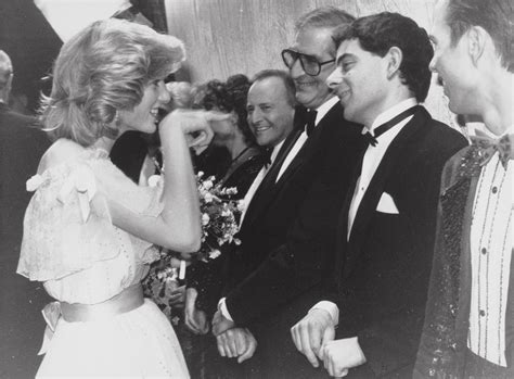 You Princess Diana Meets Comedian Rowan Atkinson Edmund