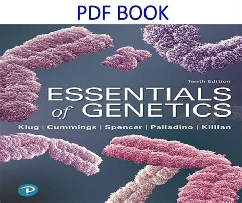 Essentials Of Genetics 10th Edition Pdf Book By William Klug Michael