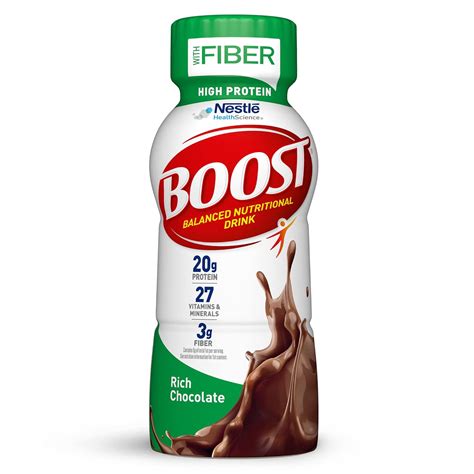 Boost High Protein With Fiber Complete Nutritional Drink