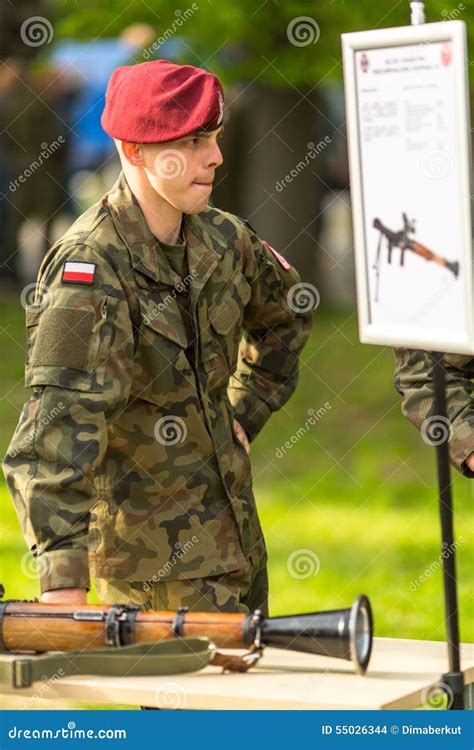 Polish Soldier during Demonstration of the Military and Rescue ...