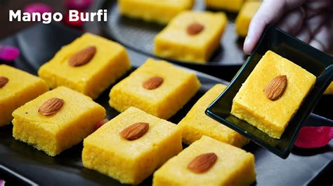 Mango Burfi Recipe In 10 Minutes Mango Barfi आम की बर्फी रेसिपी