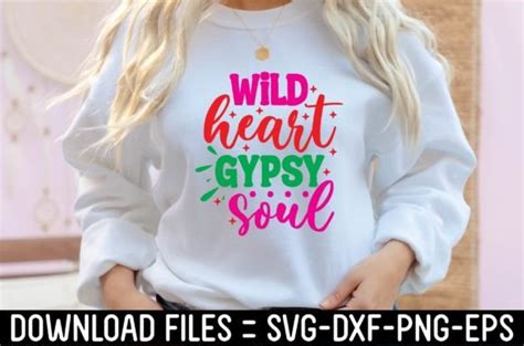 Wild Heart Gypsy Soul Graphic By FH Magic Studio Creative Fabrica