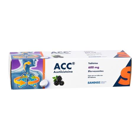 Acc Acetilcisteina 20 Tab 600mg Farmacia Emergencias