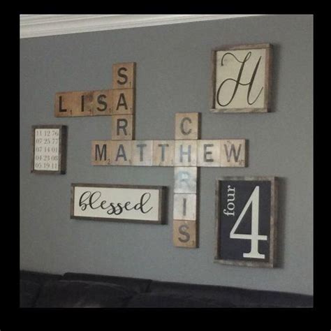 20 Best Ideas Scrabble Names Wall Art