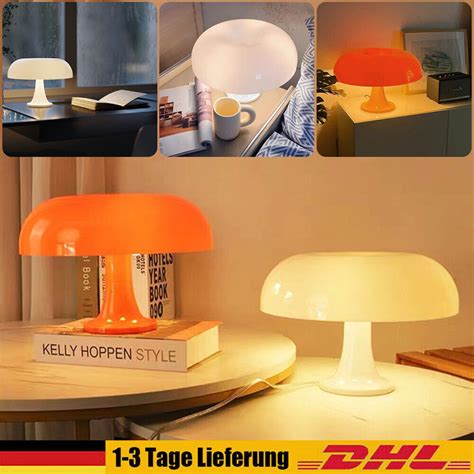 Pilzlampe 70er Minimalistisch Mushroom Lampe Retro