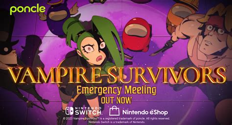 Vampire Survivors ‘emergency Meeting Dlc And ‘adventures Update Now