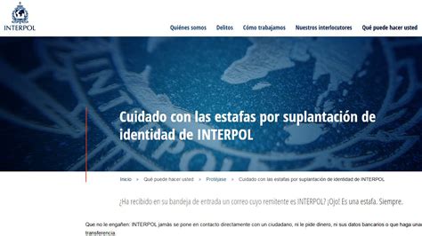 Prevenci N Interpol Alerta Sobre Modalidad De Estafa