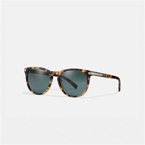 COACH: Round Frame Sunglasses