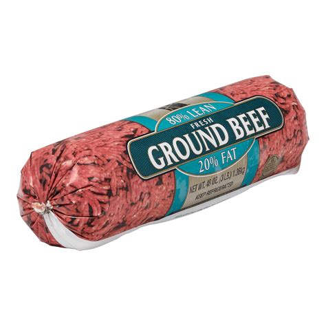 Ground Beef 80 20 12 3 Lb Chubs