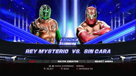 WWE 13 Rey Mysterio Vs Sin Cara YouTube