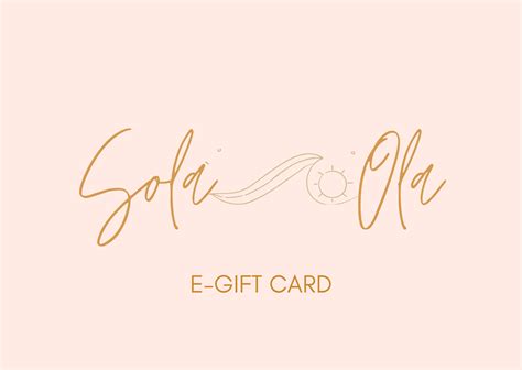 SOLAOLA Gift Card – SOLAOLA LLC