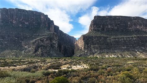 Santa Elena Canyon Overlook At Big Bend National Park