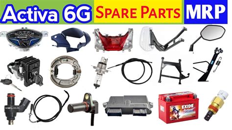 🔴honda 2024activa 6g Genuine Spare Parts Price Activa 6g के सभी